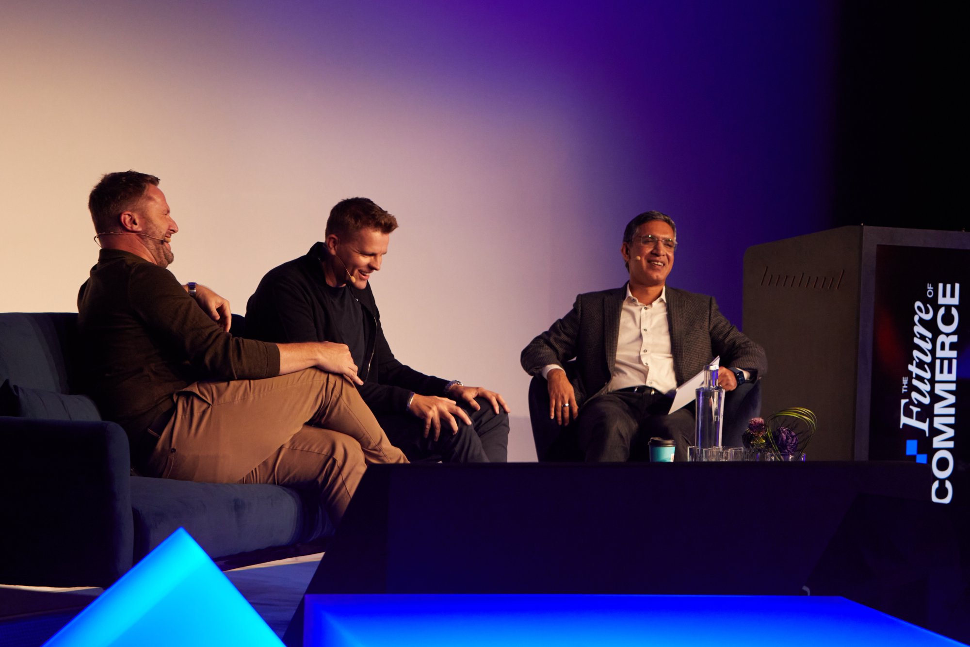 Jake Humphrey, Damian Hughes and Vivek Ganotra