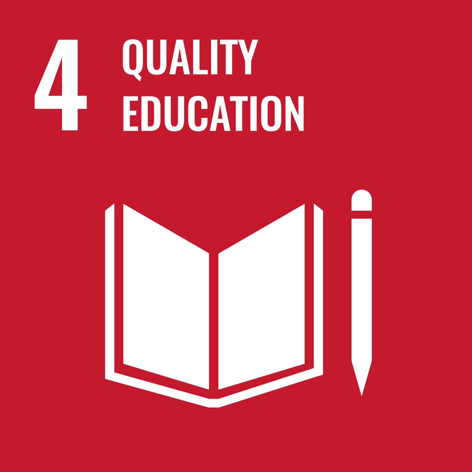 Our Sustainability goals relate to SDG 4 Quality Education